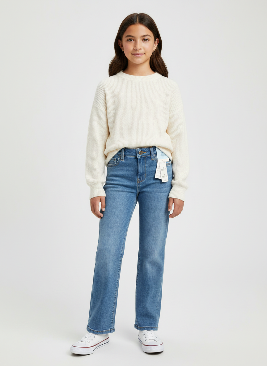 Girls Straight Jeans
