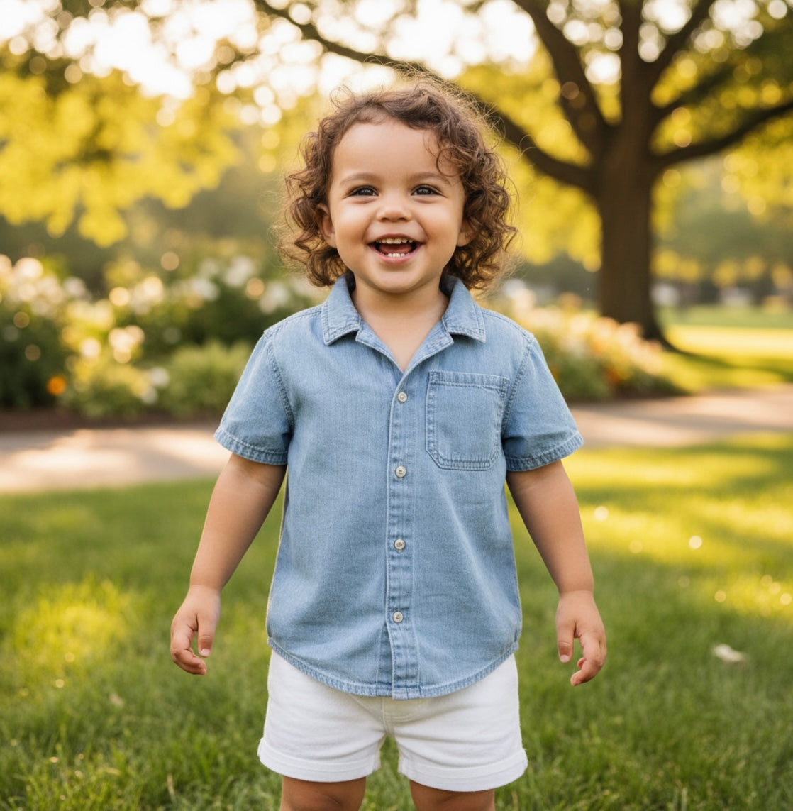 Toddler boys "Jean" Button up