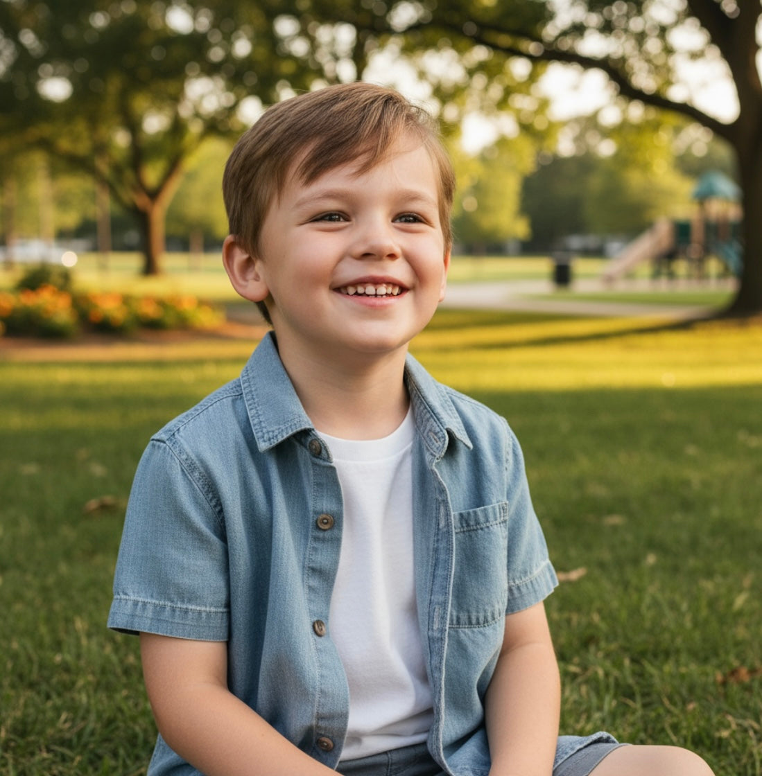 Toddler boys "Jean" Button up