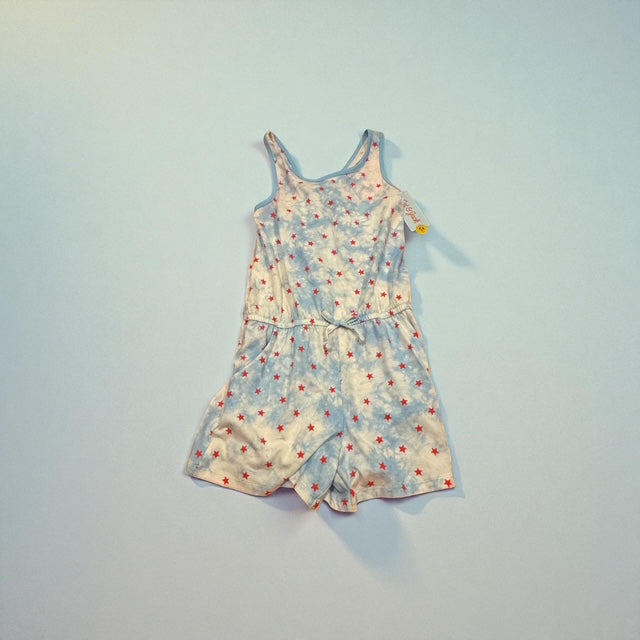 Star Red White Blue Romper