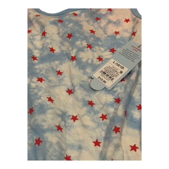 Star Red White Blue Romper
