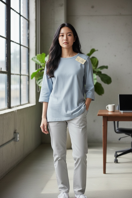 Loose Comfy Girls 3/4 Top!